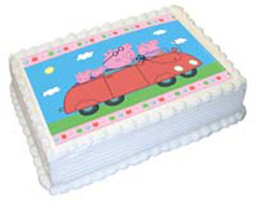 Peppa Pig - A4 Edible Icing Image - 29.7cm X 21cm (Approx.)
