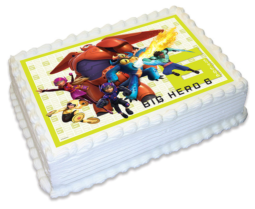 Big Hero 6 - A4 Edible Icing Image - 29.7cm X 21cm (Approx.)