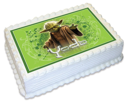 Star Wars Yoda - A4 Edible Icing Image - 29.7cm X 21cm (Approx.)