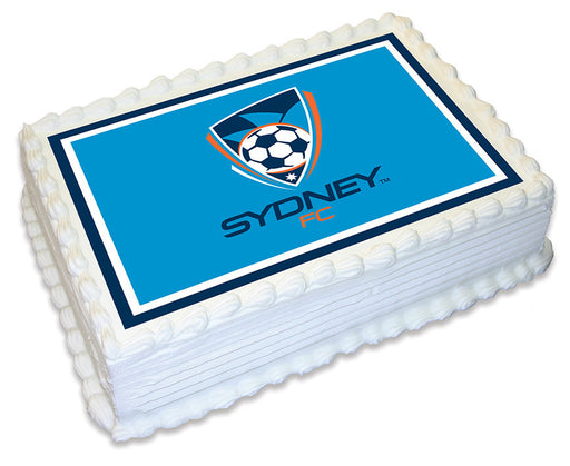 A-League Sydney Fc - A4 Edible Icing Image - 29.7cm X 21cm (Approx.)