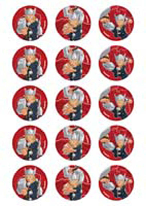 Thor - 2 Inch/5cm Cupcake Image Sheet - 15 Per Sheet