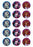 Monsters High - 2 Inch/5cm Cupcake Image Sheet - 15 Per Sheet