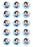 Disney Princess - Snow White 2 Inch/5cm Cupcake Image Sheet - 15 Per Sheet