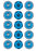 A-League Sydney Fc 2 Inch/5cm Cupcake Image Sheet - 15 Per Sheet