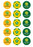 Australia Socceroos 2 Inch/5cm Cupcake Image Sheet - 15 Per Sheet