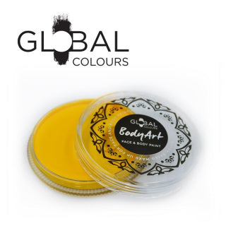 Global Colours Yellow Face & Body Paint Cake 32g