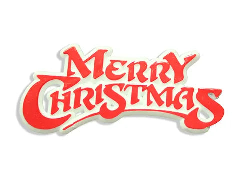 Merry Christmas Sign Red