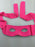 ZORRO EYE MASK HOT PINK