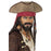 Brown Pirate Hat With Dreadlocks