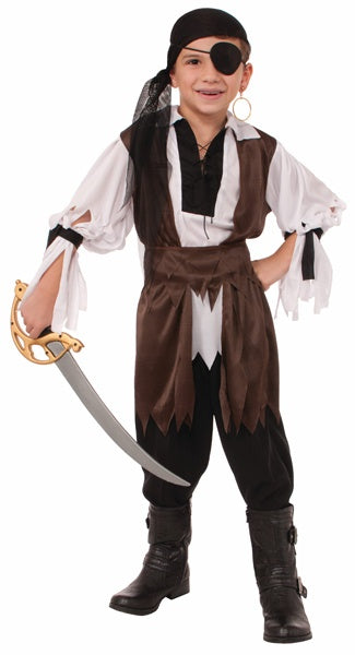 Caribbean Pirate Kids Costume