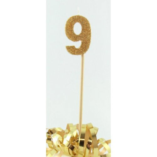 Candle Gold Glitter Large - 9