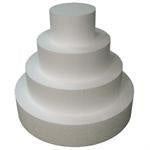 7x3 Inch Foam Cake Dummy Round