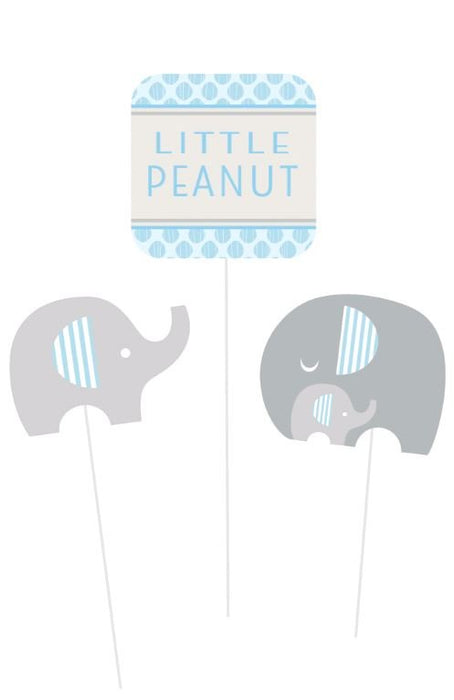 Little Peanut Baby Boy CentrePiece Sticks