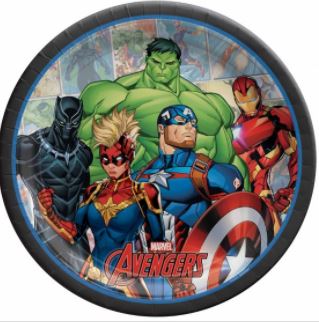 Small Marvel/Avengers Party Plates 8pk