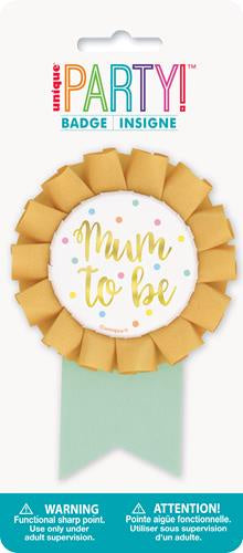 Mum To Be Gold Award Ribbon