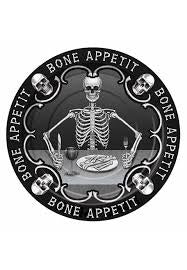 Bone Appetit 9'' Paper Plates 8 Pack