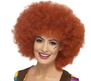 Auburn 60's Afro Wig