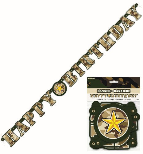 Military Joint Camo Banner