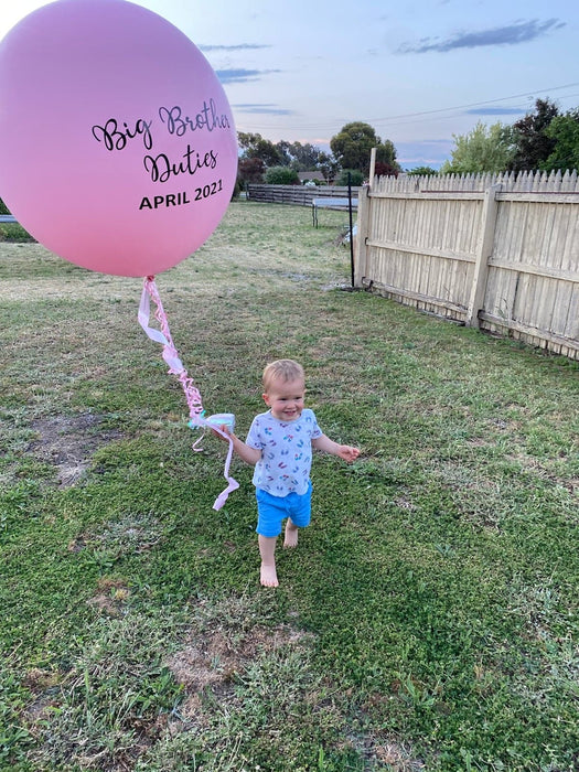 Personalised Baby Arrival Announcement Balloon