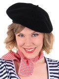 Beret Wool Blend Black
