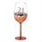 Assorted Aged Rose Gold Ombre Wine Glasses 430ml