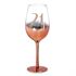 Assorted Aged Rose Gold Ombre Wine Glasses 430ml