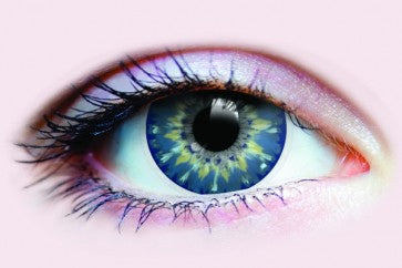 Ethereal Sapphire Blue Costume Contact Lenses