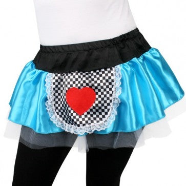 Alice Skirt- Blue With Heart