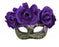 Day of the Dead Mia Eye Mask with Flowers