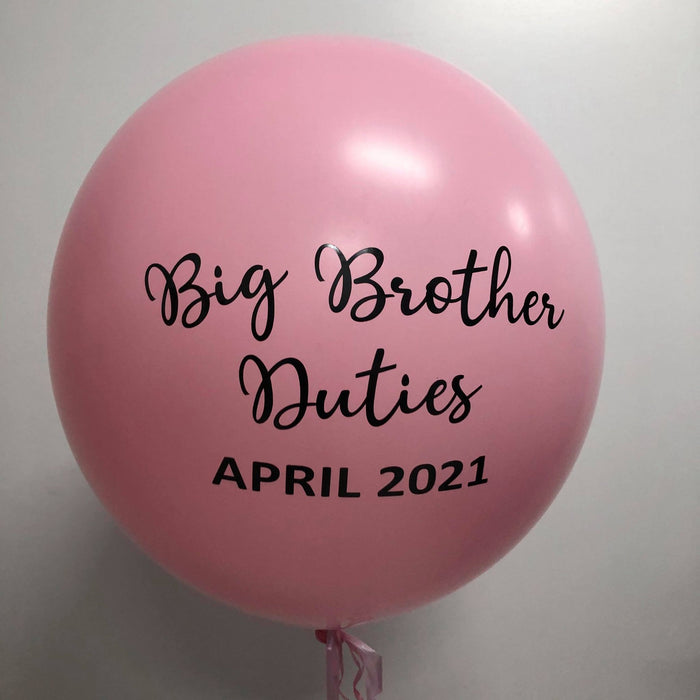 Personalised Baby Arrival Announcement Balloon