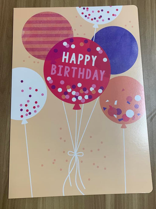 Larger Than Life Female Happy Birthday Card