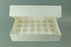 Display Cupcake Box With Insert - Standard - 24 Cupcakes 4" High - White