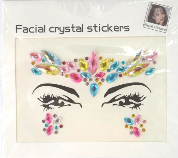 Face Jewels Glitter Stickers