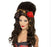 Brown Rehab Beehive Wig