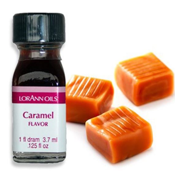 Lorann - Concentrated Flavor Oil - 3.7ml Caramel Oil Natural