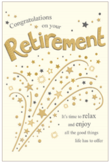 Retirement Elegance Greeting Card