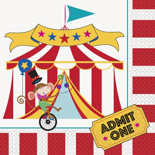 Circus Carnival 16 Lunch Napkin