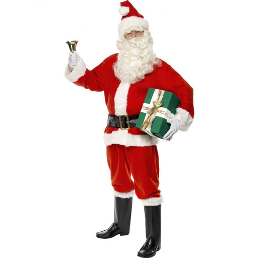 Mens Deluxe Santa Adult Costume