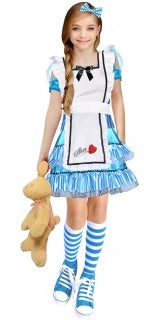 Wonderland Cutie Girl Kids Costume