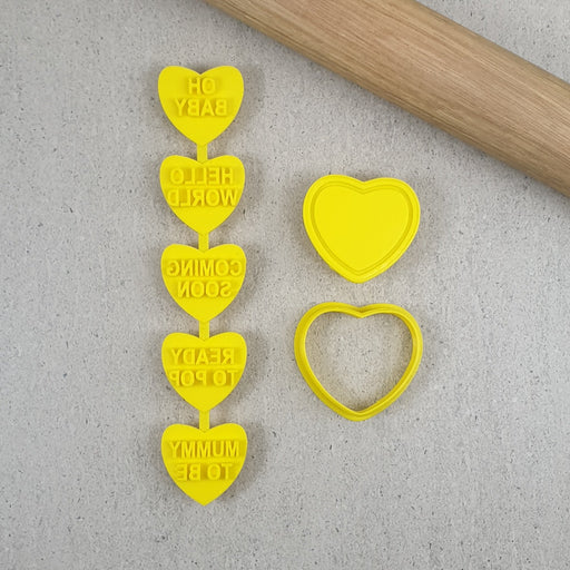 Candy Heart Baby V1 (Oh Baby)  Embosser Set