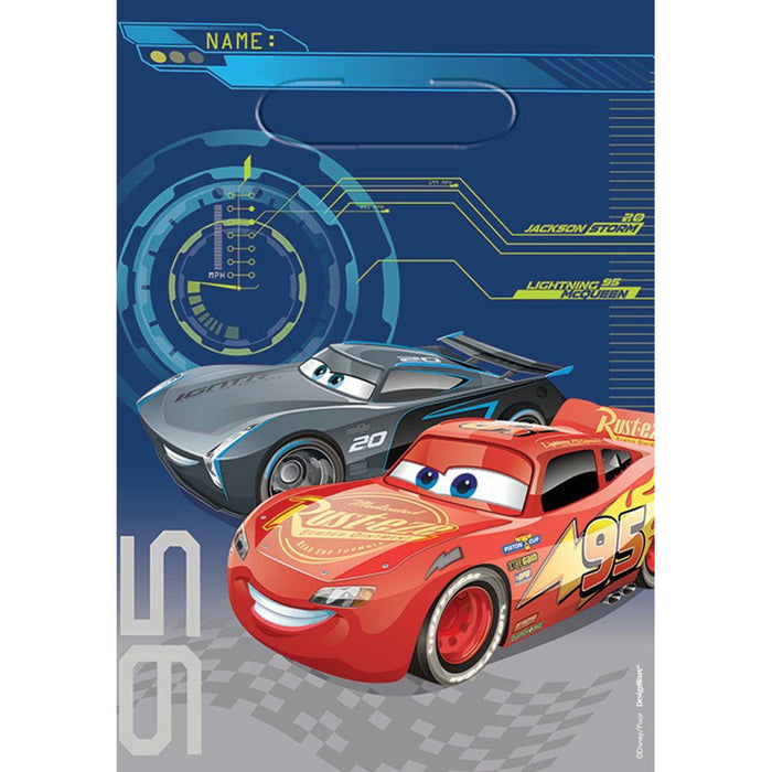Cars 3 Loot Bags 8 Pack