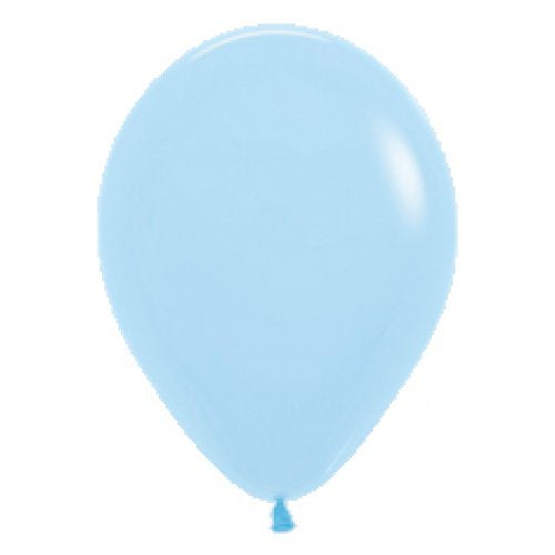 Decrotex 100 Pack Pastel Matte Blue 30cm Balloon