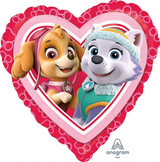 18" Foil Balloon Paw Patrol Heart