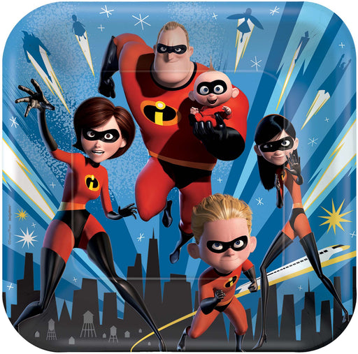 Incredibles 2 9" Paper Plates