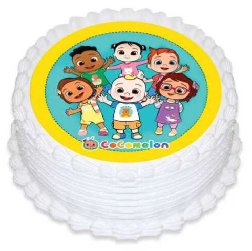 Cocomelon - Round Edible Icing Image - 6.3 Inch / 16cm