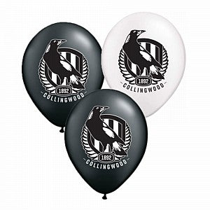 AFL 30cm Single Latex balloon Uninflated Each