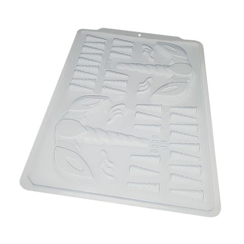 BWB  Unicorn Horns Set Mould 1 Piece