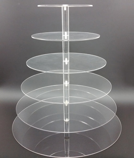 6 Tier Round 4mm Thick Cake Stand