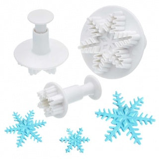 Snowflake Plunger Cutter 3 Piece Set