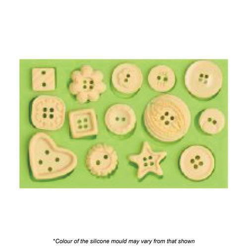 Assorted Button Silicone Mould